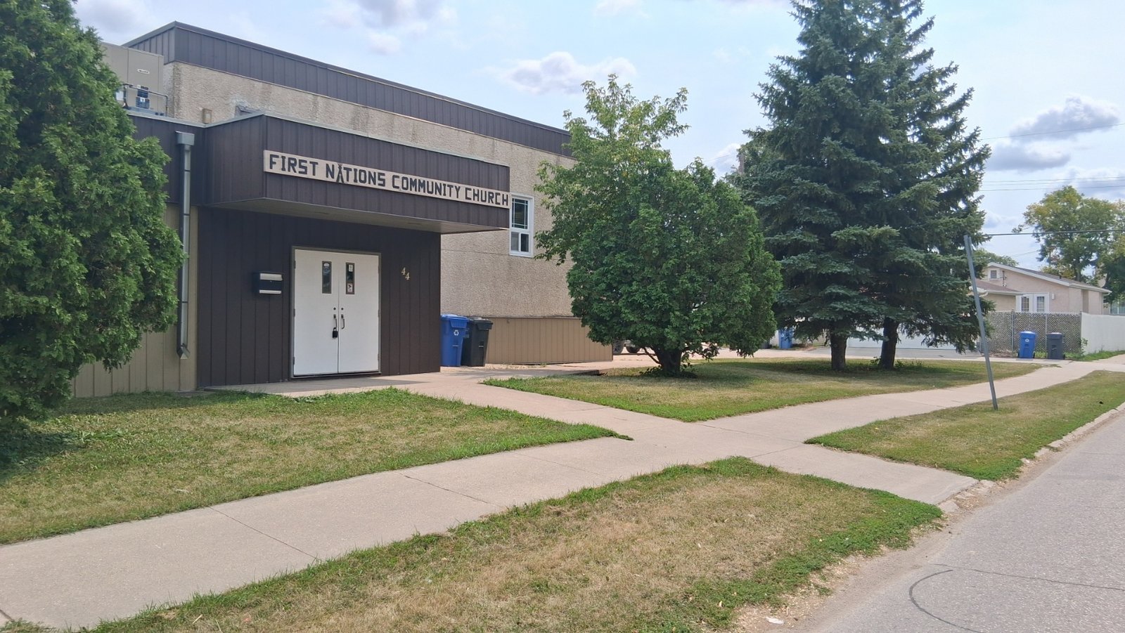 Front entrance of First Nations Community Church